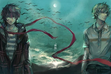 Anime Guy Male Full Moon Hd Wallpapers   New HD Wallpapers