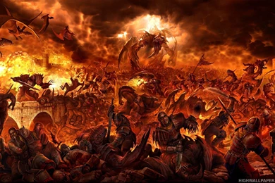 Human VS Dragon War HD Wallpapers