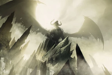 Dragon On The Cliff From Guild Wars 2 Wallpapers 28066
