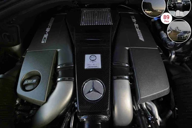 Mercedes Benz (2012) ML 63 AMG Engine
