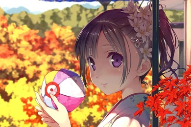 Depth Of Field Anime Girl HD Wallpapers