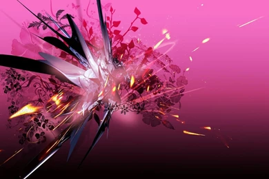 Pink 3D Abstract (id: 88593) – BUZZERG