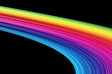Download Wallpapers 3840x2400 Lines, Abstract, Rainbow, Black ...