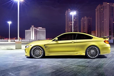 Download Wallpapers 3840x2400 Bmw, M4, F82, 2014, Hamann, Yellow ...