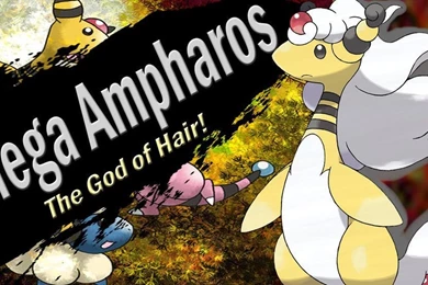 Shiny Mega Ampharos And Shiny Whimsicott By SparkHog On DeviantArt