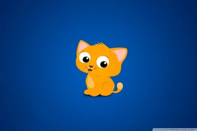 Cartoon Kitten HD Desktop Wallpapers : High Definition : Fullscreen ...