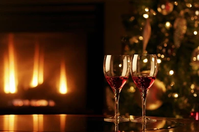 Christmas Fireplace Backgrounds   Wallpapers Cave