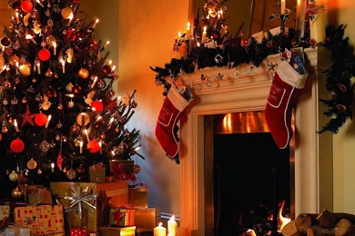 Christmas fireplace wallpaper hd widescreen 3.jpg