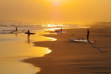 Wallpapers Ocean Beach People Waves Sand Surf Windsurf Sail   1531054