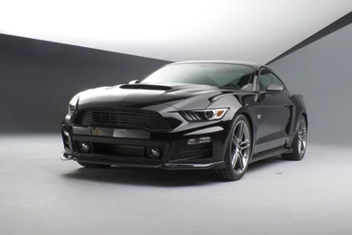 2015 Ford Mustang Roush Black Color Wallpapers
