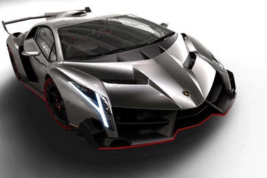 White Lamborghini Veneno Wallpapers Image