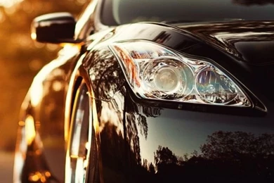 Black Infiniti Car On The Road HD Desktop Wallpapers : High ...