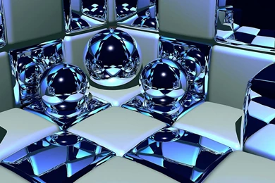 Abstracto Bolas Digital 3d Wallpapers