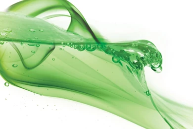 Bright Green Fluid Wallpapers