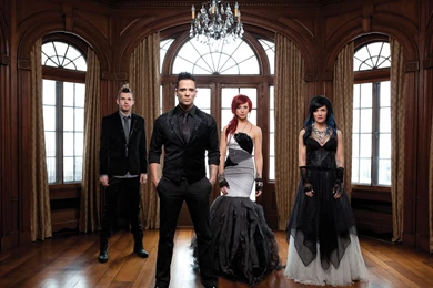 Download Wallpapers 1920x1200 Skillet, Jen Ledger, Christian Rock ...