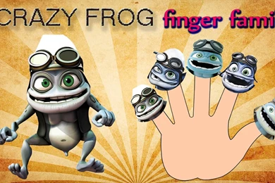 Finger Family CRAZY FROG Cartoon Nursery Rhymes For Children   YouTube
