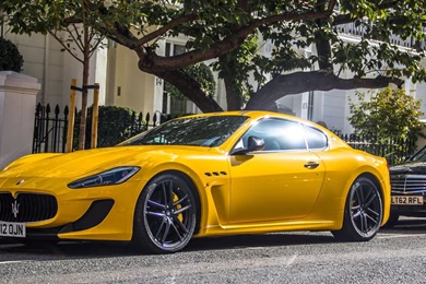 1920x1080 Yellow Maserati Granturismo Wallpapers