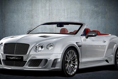 Silver Bentley Continental GT Mansory Photo Sp
