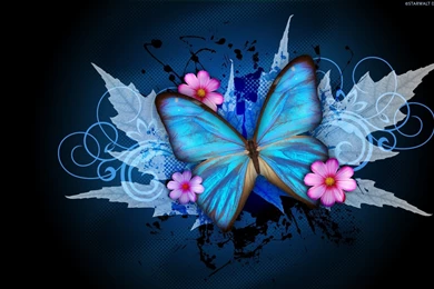 Abstract Butterfly Wallpapers   Wallpapers HD Base