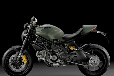 Black And Green Ducati Monster 796 Desktop Wallpapers 23424