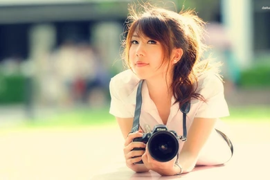 Professional Asian Woman   Wallpaper.