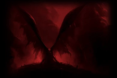 Image Detail For   Demonic Red Black Wings Graphic