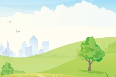 Cartoon Park Landscape Backgrounds Vector