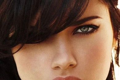 Download Adriana Lima Hair Up Wallpapers For iPhone 4