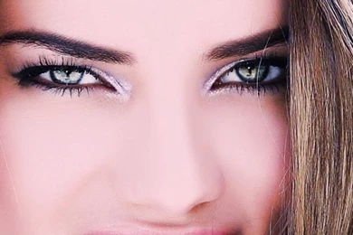 Download Wallpapers 640x960 Adriana Lima, Face, Close up, Smile ...