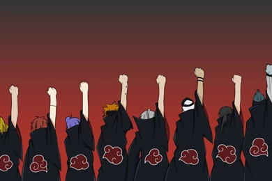 Naruto Itachi Sasori Tobi Deidara with Sharingan Logo 1920x1200.jpg