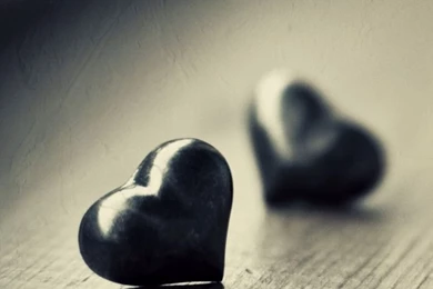 Two Black Hearts HD Desktop Wallpapers : High Definition ...