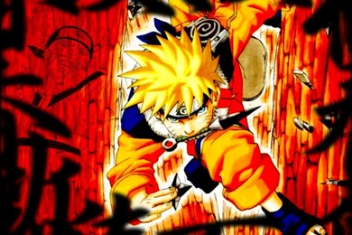 Download Uzumaki Naruto Wallpaper, \'Naruto Attacking\