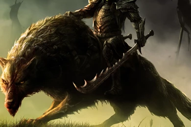 Download Wallpapers Orc Rider, Art, Warchief, Fantasy, Warrior ...