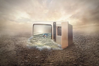 Situations, Creative Design, Wallpapers Hd, Desktop Hd, Tv, Ship, Wave