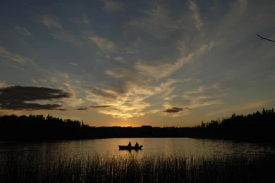 Fishing Boat Fishermen Fisherman Dawn Sky