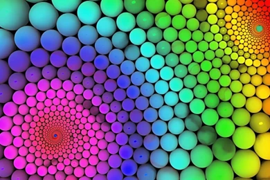 Download Wallpapers 1366x768 Balloons, Colorful, Bright, Rotating ...