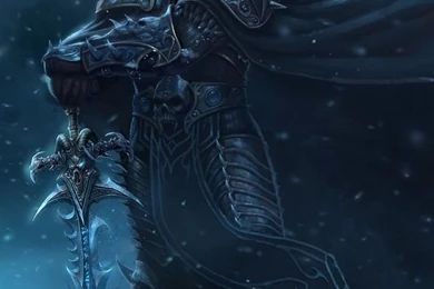 Download World Of Warcraft Lich King Art Wallpapers For iPhone 4