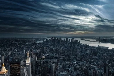 Download Night New York Cloudfront Wallpapers For iPhone 4