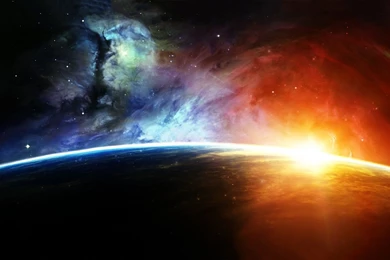 1680x1050 Space Nebula Surface Wallpapers