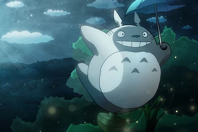 Download 1280x1024 My Neighbor Totoro Flight Wallpapers