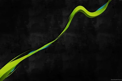 Download 1366x768 3D Green Line Wallpapers