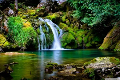 Gallery For   Free Wallpapers Waterfall Scenery