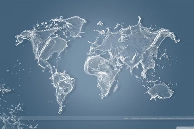 Water Map HD Desktop Wallpapers : Widescreen : High Definition : Mobile