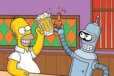 Futurama Vs Simpsons Wallpapers 153575