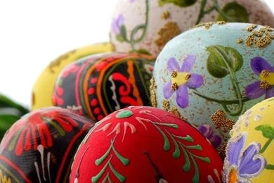 Easter Day Color Eggs Iphone 4 Wallpapers Free 640x960 Hd Iphone 5 ...