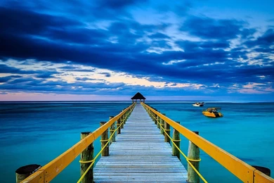 Ocean Wallpapers Wooden Bridge   Wallpapers