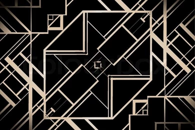 Vintage Background. Retro Style Frame. 1920s