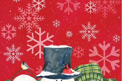 iPad Wallpapers: Free Download Christmas Snowman iPad Mini ...