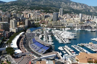 Monaco City Harbor At Noon Wallpapers HD