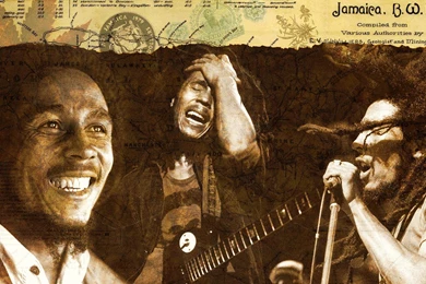 BOB MARLEY WALLPAPER   (